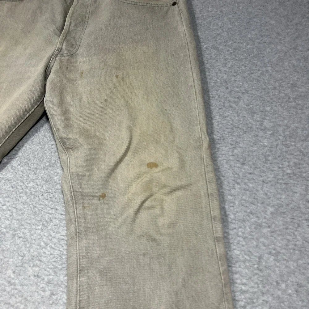 Vintage Levis Jeans Mens 33x30 (Fit 32x28) Gray 501xx Straight Made in USA 80s